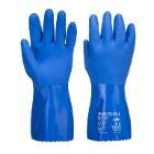 Portwest A881 Marine Ultra PVC vegyszer&aacute;ll&oacute; kesztyű, k&eacute;k, S term&eacute;kfot&oacute;