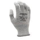 PS/SteelPro 813PE ujjv&eacute;gen PU m&aacute;rtott sz&uuml;rke PE kesztyű, ESD kivitel 6/XS term&eacute;kfot&oacute;