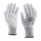 ZEBRA-ECO Carbon fibre polyester ESD gloves with PU palm coating, 7 product photo