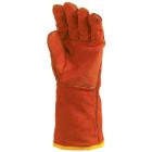 EP 2631 spark-plid cowhide gloves, with 15cm cuffs, red, 12 pcs/set product photo