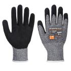 Portwest A665 Cut 5 gloves, HDPE + GRP material, nitrile foam with palm dip product photo
