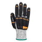 Portwest A718 - Impact C13 nitrile foam gloves, grey/black, M product photo