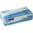 MJ 44-161 M-Safe latex egyszer haszn&aacute;latos kesztyű, k&eacute;k, p&uacute;derezett, vastag 8 term&eacute;kfot&oacute;