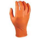 MJ 44-560 M-Safe Grippaz nitrile disposable gloves, orange product photo