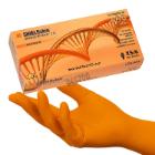 SHIELDskin OSS676233 munkavédelmi nitril kesztyű, púdermentes, narancs, 6/XS termékfotó