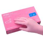 Nitrylex powder-free examination gloves, nitrile, pink, 100 pcs/pack, S product photo