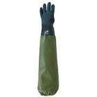 MJ 20-235 PVC kesztyű 70 cm, balos, pamut belső, 10-es m&eacute;ret term&eacute;kfot&oacute;