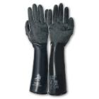 KCL 897 Butoject Butyl-Handschuhe, gepudert, schwarz, langer Griff 36cm Produktbild