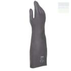 Neoprene/cotton gloves fluffy 30 cm black product photo