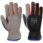 Portwest A280 Wintershield Anti-Cold leatherette/fleece gloves, black/orange product photo