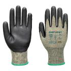 Portwest A784 - Arc Grip 18C Level 1 kesztyű, Z&ouml;ld/Fekete M term&eacute;kfot&oacute;