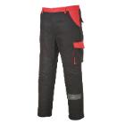 Portwest CW11 Poznan pants, red/black, 100% cotton, 260g product photo