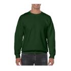 Gildan 18000 round neck sweater, forest green, 270g, 50% cotton 50% polyethylene product photo