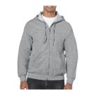 Gildan 18600 Heavy Blend kapucnis cipz&aacute;ras pul&oacute;ver, sport sz&uuml;rke 4XL term&eacute;kfot&oacute;
