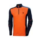 Helly Hansen Lifa Merino zipz&aacute;ras pul&oacute;ver, k&eacute;k/narancs XS term&eacute;kfot&oacute;