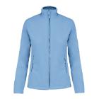 KA907 KA907 MAUREEN -women's zipped polo sweater, sky blue XXL product photo