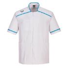 Portwest C821WHR Men's medical tunic, white, Kingsmill fabric, 3XL product photo