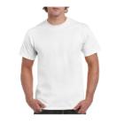 Gildan 5000 Heavy Cotton p&oacute;l&oacute;, feh&eacute;r, 185 g, 100 % pamut XXL term&eacute;kfot&oacute;