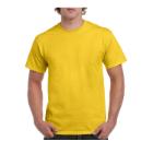 Gildan 5000 Heavy Cotton p&oacute;l&oacute;, sz&aacute;zszorsz&eacute;p s&aacute;rga, 185 g, 100 % pamut XL term&eacute;kfot&oacute;