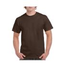 Gildan 5000 Heavy Cotton k&ouml;rnyakas p&oacute;l&oacute;, dark chocolate/sbarna, pamut, 185g XXL term&eacute;kfot&oacute;