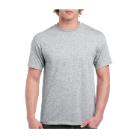 Gildan 5000 Heavy COT Crew Neck T-Shirt, Sports Grey, 185g, 90%PAM 10%VI 3XL-5XL product photo