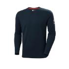 Helly Hansen Long sleeve T-shirt, Navy, 92% cotton 8% elastane, 220 g XS-4XL product photo