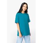 KI&Aacute;RUS&Iacute;T&Aacute;S! NS313 Oversized kereknyak&uacute; női p&oacute;l&oacute;, skyblue, 100 % pamut, L/XL term&eacute;kfot&oacute;