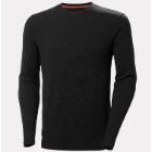 Helly Hansen Tech hossz&uacute; ujj&uacute; p&oacute;l&oacute;, fekete, 100 % poliamid, 190 g, L term&eacute;kfot&oacute;