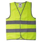 MJ 60-105 Gyermek mell&eacute;ny, PES, fluoreszk&aacute;l&oacute; cs&aacute;rga 03 term&eacute;kfot&oacute;