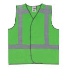 MJ 60-185 M-Wear mell&eacute;ny, PES, fluoreszk&aacute;l&oacute; z&ouml;ld M/L term&eacute;kfot&oacute;