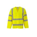 Portwest C473YER Hi-Vis jacket (sleeved vest) in yellow product photo