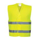 Portwest C474YE Hi-Vis mell&eacute;ny 2 f&eacute;nyvissza. cs&iacute;k keresztben, s&aacute;rga S/M term&eacute;kfot&oacute;
