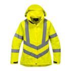 Portwest LW70YER Women's Hi-Vis Breathable Jacket, Lemon Yellow product photo