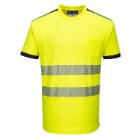Portwest T181 , PW3 Hi-Vis p&oacute;l&oacute;, s&aacute;rga/fekete L term&eacute;kfot&oacute;