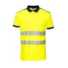 Portwest T180 j&oacute;ll&aacute;that&oacute;s&aacute;gi p&oacute;l&oacute;ing s&aacute;rga-fekete, f&eacute;nyvisszaverő cs&iacute;kokkal 3XL term&eacute;kfot&oacute;