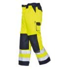 Portwest TX51 Lyon Hi-Vis nadrág, sárga/kék szín XL termékfotó
