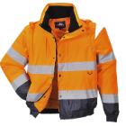 Portwest C468ORR 2 az 1-ben j&oacute; l&aacute;that&oacute;s&aacute;gi bomber kab&aacute;t, HiVis narancs 4XL term&eacute;kfot&oacute;