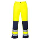 Portwest TX71 Seville Hi-Vis Waist Pants, Yellow/Blue, S-XXL product photo