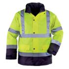 Roadway Fluo 4/1 PE kabát, sárga/kék, hideg, szél és eső elleni védelem M termékfotó