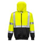 Portwest B315 Hi-Vis two-tone hoodie, yellow/black, S-5XL product photo
