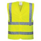 Portwest C470YE Hi-Vis mellény 2 fényvisszaverő csíkkal 4XL/5XL termékfotó