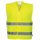 J&oacute;ll&aacute;that&oacute;s&aacute;gi mell&eacute;ny t&eacute;pőz&aacute;ras 120g/m2 TOP VEST FLUO-Y, fluo s&aacute;rga, XXL-3XL term&eacute;kfot&oacute;