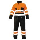MJ 45-777 M-Wear Andres pr&eacute;mium t&eacute;li over&aacute;ll, narancs/sk&eacute;k S term&eacute;kfot&oacute;