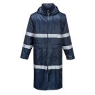 Portwest F438 Classic Iona esőkab&aacute;t f&eacute;nyvisszaverő cs&iacute;kkal, navy L term&eacute;kfot&oacute;