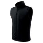 51801 Unisex fleece vest, black, XS-2XL product photo
