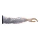 MJ 65-682 PE forearm protector, rubberized, white, 40 micron, 20x40cm product photo