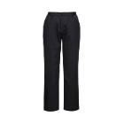Portwest C071 Rachel black women's chef pants, Kingsmill 190g product photo