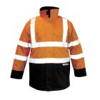 MJ 42-664 M-Wear Magoma jacket, PES/FR PU, fluorescent yellow/blue product photo