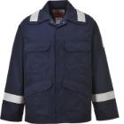 Portwest FR25NAR Bizflame Plus s&ouml;t&eacute;tk&eacute;k v&eacute;dőkab&aacute;t Hi-Vis cs&iacute;kkal XL term&eacute;kfot&oacute;
