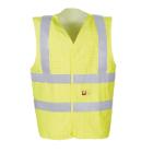 Sioen HELLISAN l&aacute;ng&aacute;ll&oacute;, antisztatikus, Hi-Vis mell&eacute;ny, Hi-vis s&aacute;rga S term&eacute;kfot&oacute;
